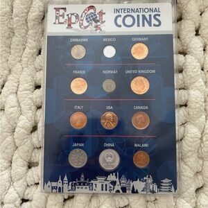 Disney EPCOT International Coins Set 2014